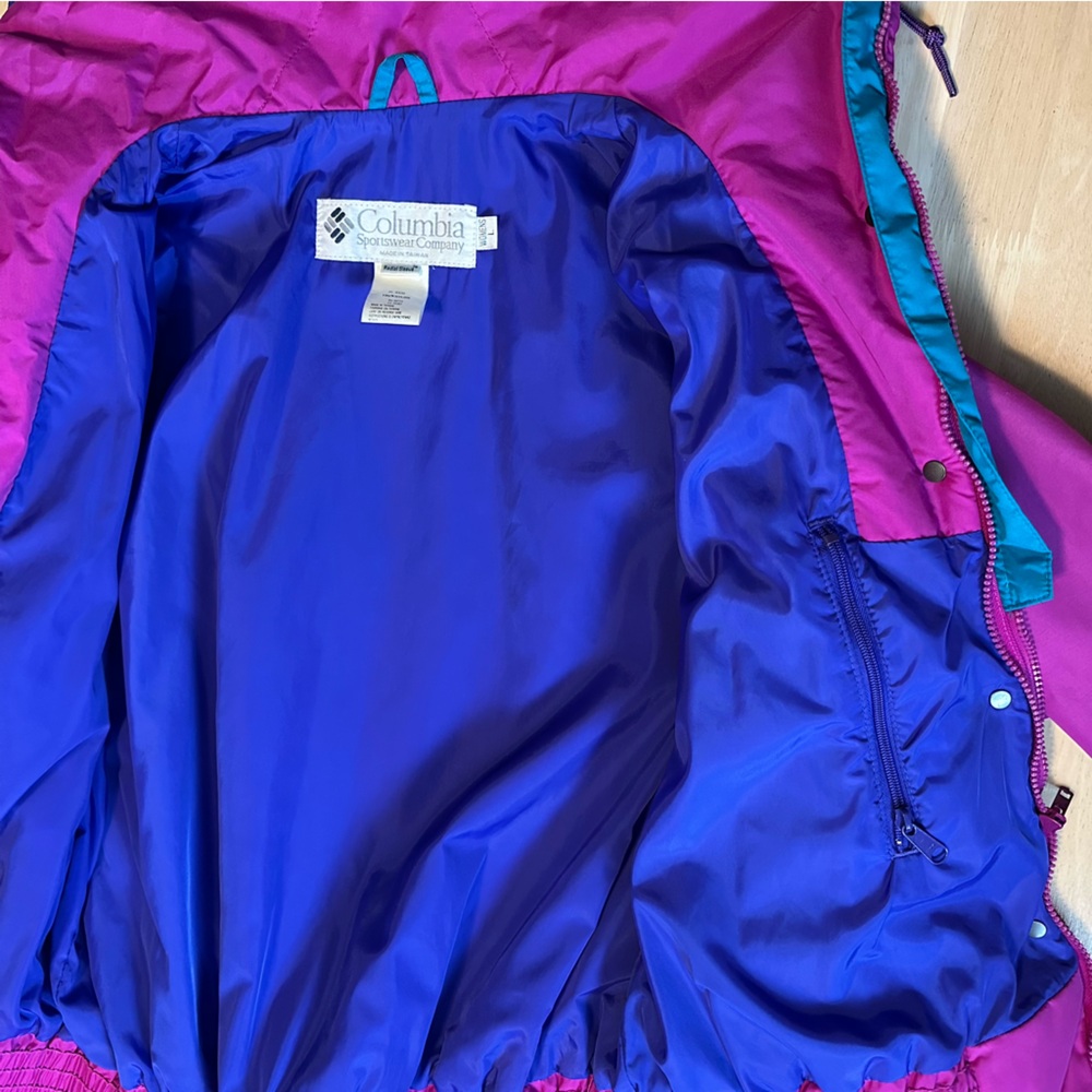 Columbia Purple and Blue Women's Jacket - Picture 4 of 10